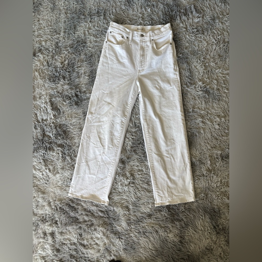 Madewell “The Perfect Vintage” Wide Leg Crop Jean